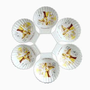 Gratin Serving Plates from Apilco, France, 1970s, Set of 6-ZPI-1702839