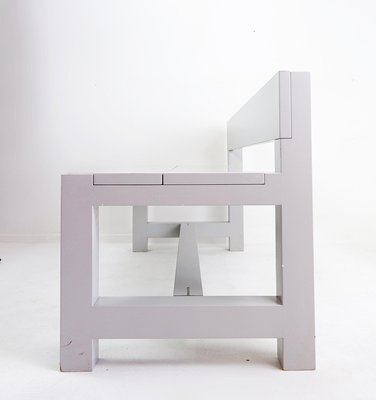 Gray Benches by Claire Bataille & Paul Ibens, Set of 2-NYF-2019038