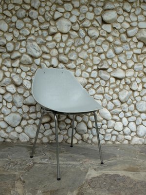 Gray Coquillage Chair by Pierre Guariche for Meurop, 1960s-ZM-999718