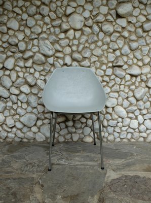 Gray Coquillage Chair by Pierre Guariche for Meurop, 1960s-ZM-999718