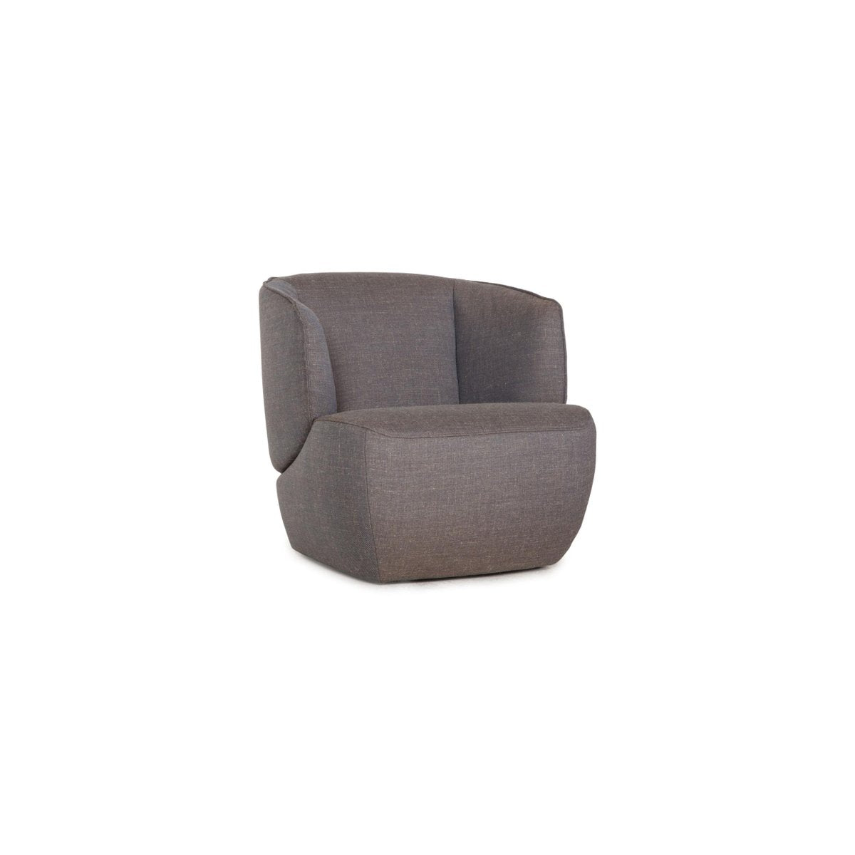 Gray Fabric 384 Armchair Set from Rolf Benz, Set of 2