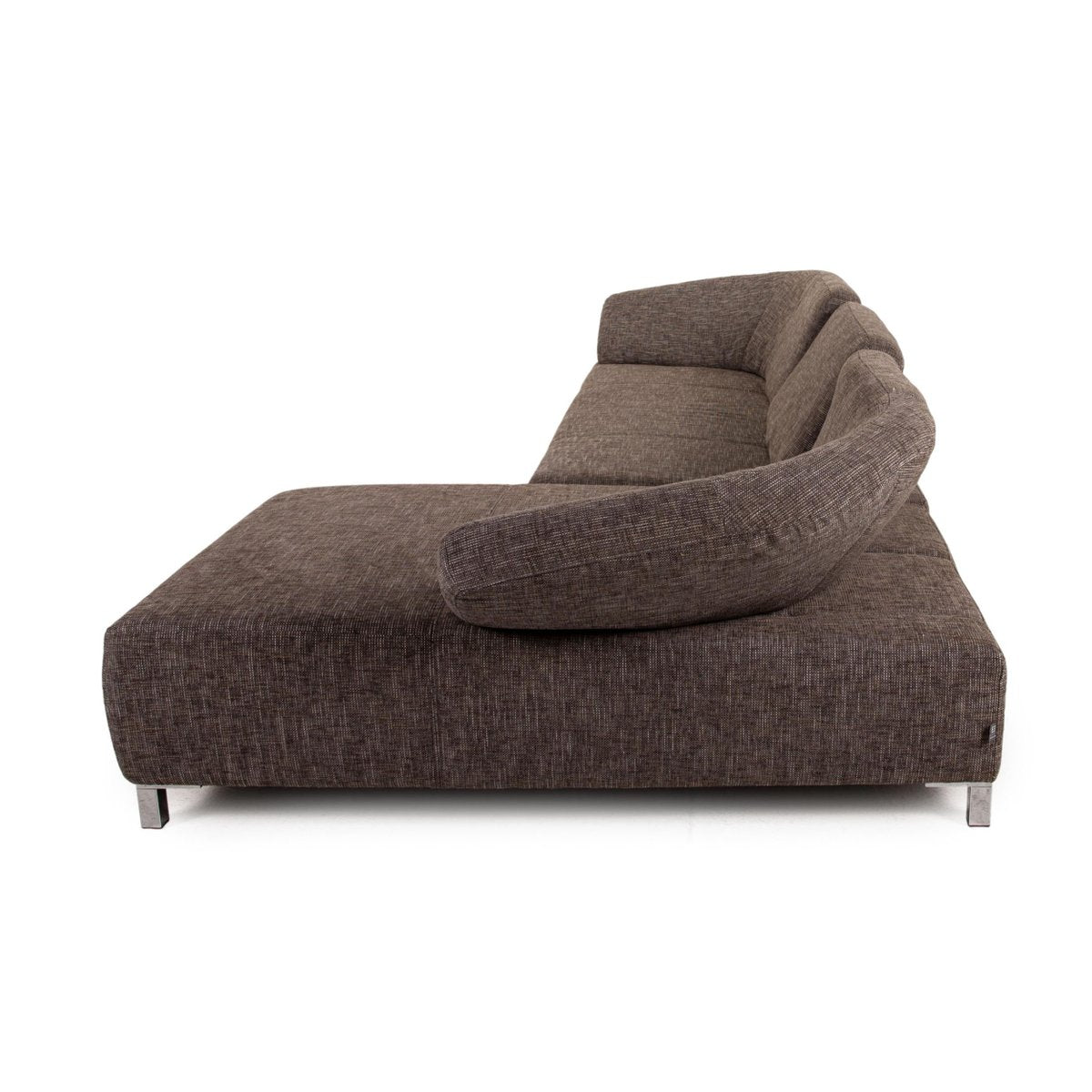 Gray Fabric Butterfly Corner Sofa by Ewald Schillig