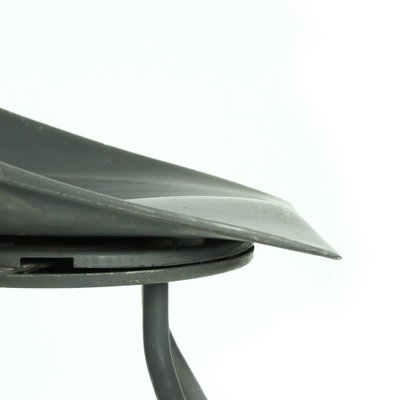 Gray Fiberglass & Metal Dining Chair by Miroslav Navratil for Vertex, 1960s-UL-847180