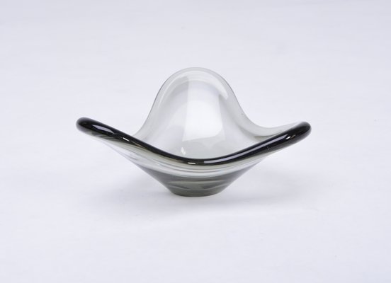 Gray Glass Bowl by Per Lütken for Holmegaard, 1960s-FN-553169