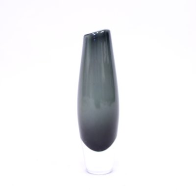 Gray Glass Vase by Sven Palmqvist for Orrefors, 1950s-KQ-877334