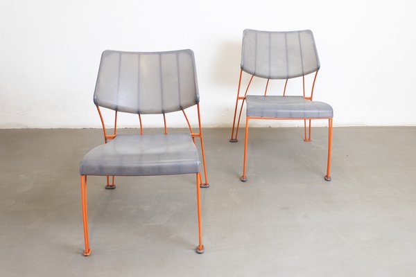 Gray Orange Chairs for Ikea, Set of 2-LMR-1290004