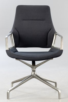 Gray Rotating Conference Chair in Aluminum from Wilkhahn, 2012-HJY-1716647