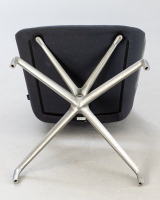 Gray Rotating Conference Chair in Aluminum from Wilkhahn, 2012-HJY-1716647