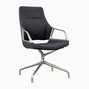 Gray Rotating Conference Chair in Aluminum from Wilkhahn, 2012-HJY-1716647