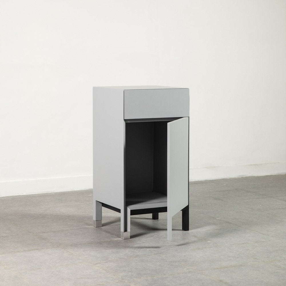 Gray Shadows Bedside Table by Paolo Pallucco