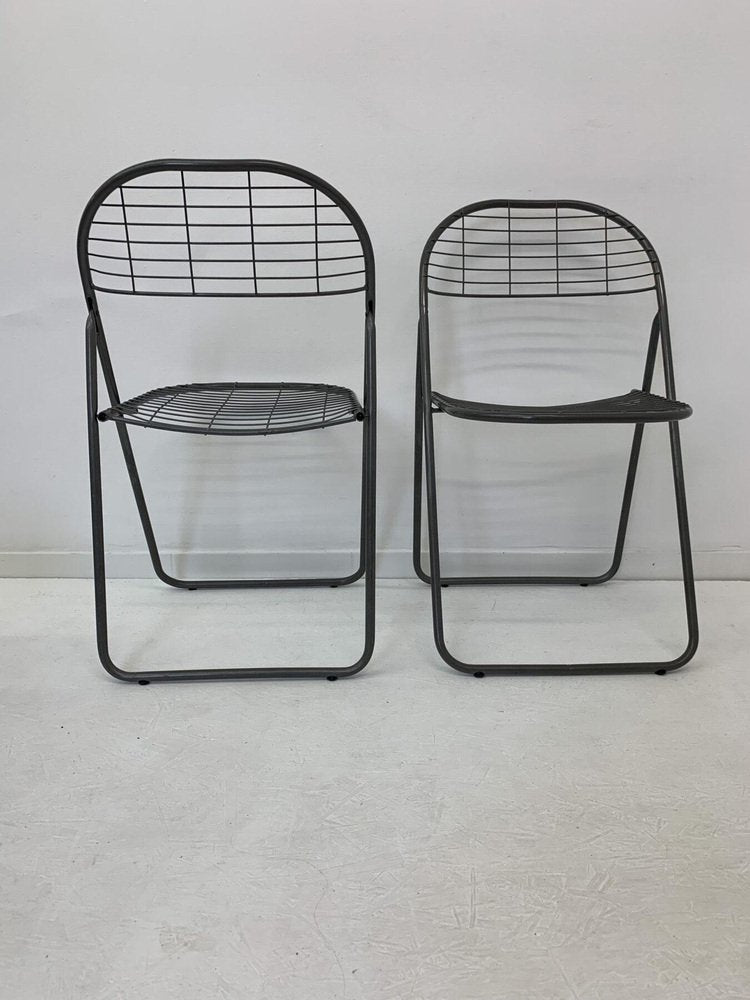 Gray Wire Chair by Niels Gammelgaard for IKEA, 1970s