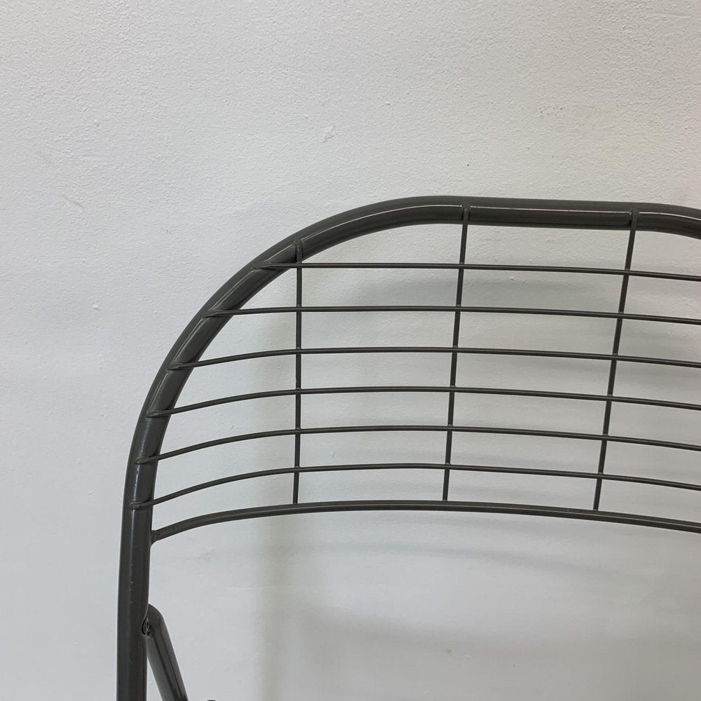 Gray Wire Chair by Niels Gammelgaard for IKEA, 1970s-BGP-975136