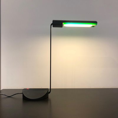 Green Black Table Desk Lamp by Barbieri & Marianelli for Tronconi, Italy, 1982-LYQ-1171714