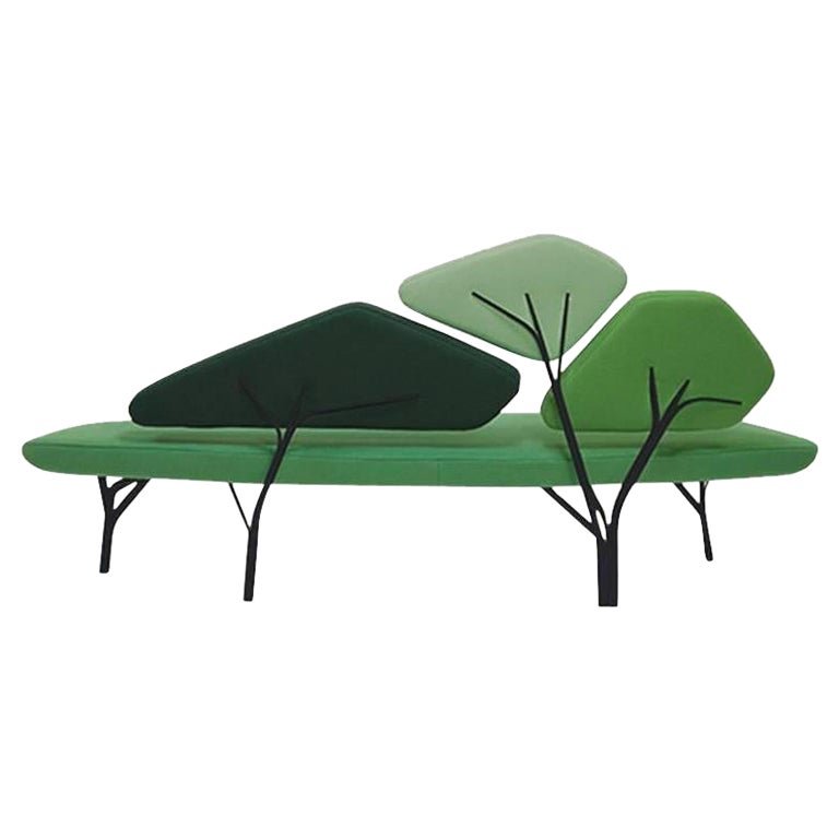 Green Borghese Sofa by Noé Duchaufour Lawrance