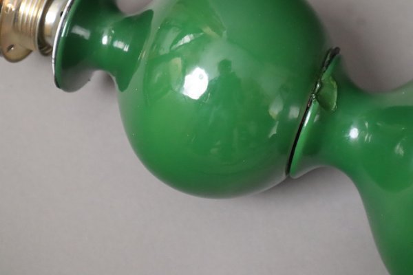 Green Bubble Ceramic Lamp from Kaiser Leuchten, 1960s-ESB-1722556