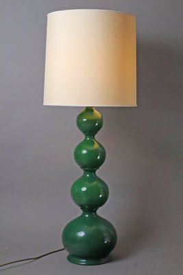 Green Bubble Ceramic Lamp from Kaiser Leuchten, 1960s-ESB-1722556