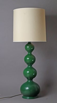 Green Bubble Ceramic Lamp from Kaiser Leuchten, 1960s-ESB-1722556