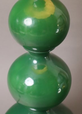 Green Bubble Ceramic Lamp from Kaiser Leuchten, 1960s-ESB-1722556