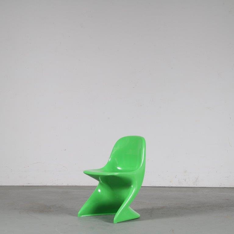 Green Casalino Children's Chair by Alexander Begge for Casala, Germany, 2000s