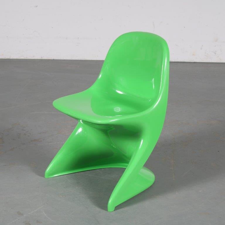 Green Casalino Children's Chair by Alexander Begge for Casala, Germany, 2000s