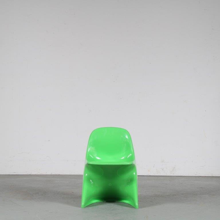 Green Casalino Children's Chair by Alexander Begge for Casala, Germany, 2000s