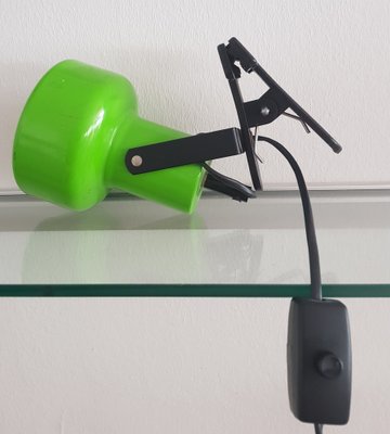 Green Clamping Lamp, 1970s-QDP-1293420