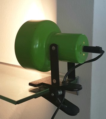 Green Clamping Lamp, 1970s-QDP-1293420