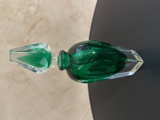 Green Crystal Glass Bottle-BFK-1706338