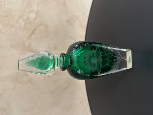 Green Crystal Glass Bottle-BFK-1706338