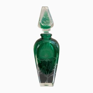 Green Crystal Glass Bottle-BFK-1706338