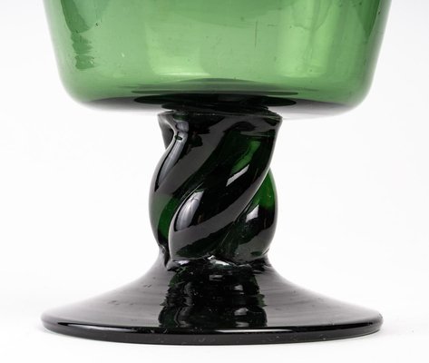 Green Crystal Vase, 20th Century-WFS-934989