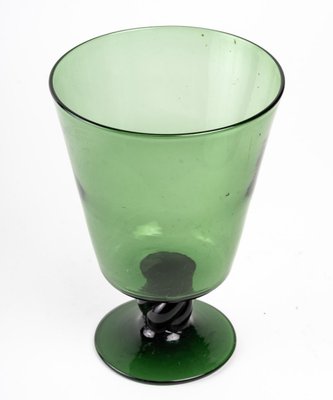 Green Crystal Vase, 20th Century-WFS-934989