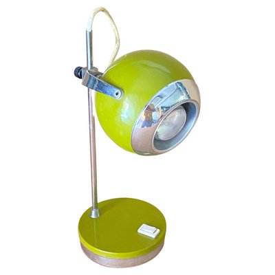 Green Eyeball Table Lamp, Italy, 1960s-UR-1353311