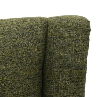 Green Fabric Armchairs, 1940s, Set of 2-EZ-1172197