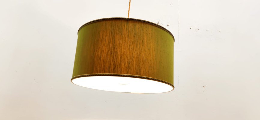 Green Fabric & Gold Silk Cable Suspension Light-QLH-1187851