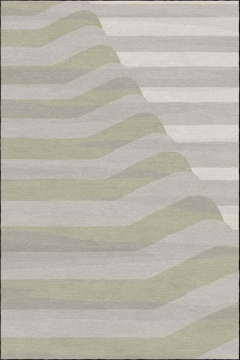 Green Folds Rug by Giulio Brambilla for Malcusa