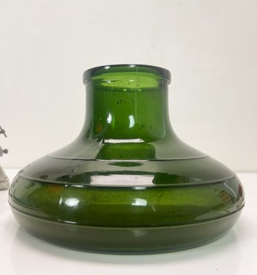 Green Glass Christmas Tree Stand from Bulach of Switzerland, 1930s-WZZ-1740232