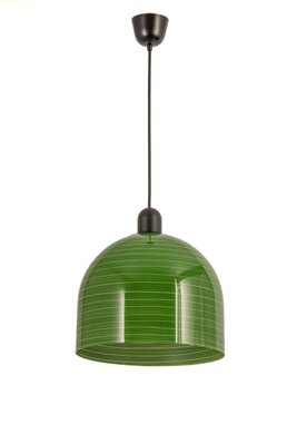 Green Glass Pendant Light by Peill Putzler, Germany, 1970-UGR-1308843