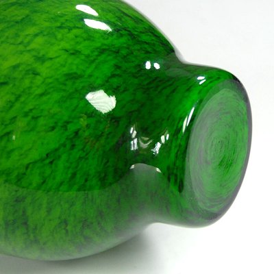 Green Glass Vase from Murano, 1970s-GIW-1162447