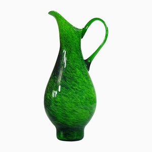 Green Glass Vase from Murano, 1970s-GIW-1162447