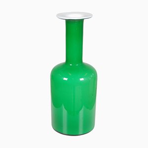 Green Glass Vase from Otto Brauer Holmegaard-MTD-1400047