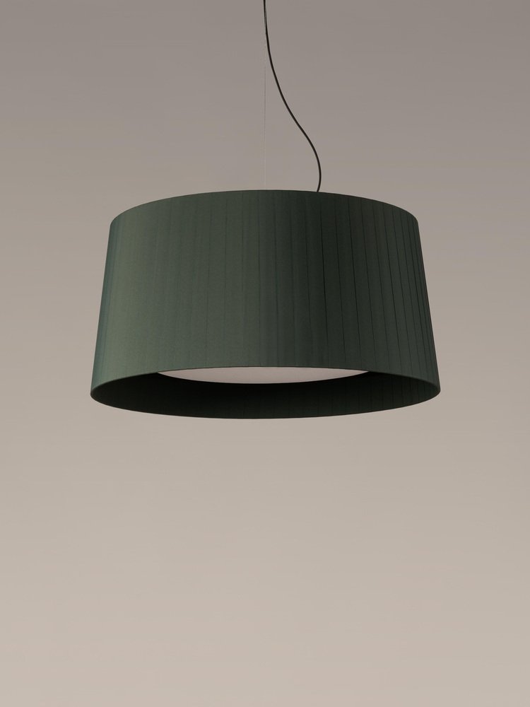 Green GT7 Pendant Lamp by Santa & Cole