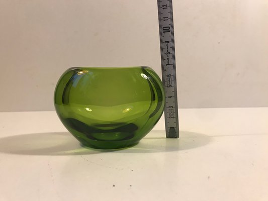 Green Heart Glass Vase by Per Lütken for Holmegaard, 1950s-LCR-550574