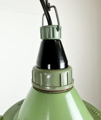 Green Industrial Pendant Light, Soviet Union, 1960s-CGF-1408497