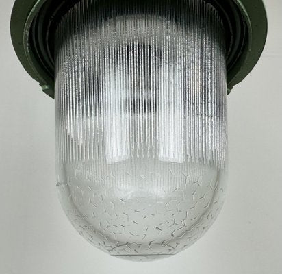 Green Industrial Pendant Light, Soviet Union, 1960s-CGF-1408497