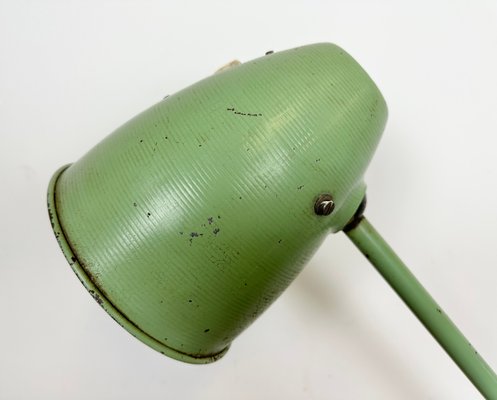 Green Industrial Workshop Table Lamp, 1960s-CGF-1438739