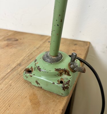 Green Industrial Workshop Table Lamp, 1960s-CGF-1438739