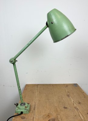 Green Industrial Workshop Table Lamp, 1960s-CGF-1438739