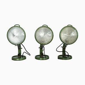 Green Jeep Wall Lights by Leonardi and Stagi, Set of 3-AA-1313401