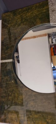 Green Lacquered Mirror, 1970s-RPW-1791878